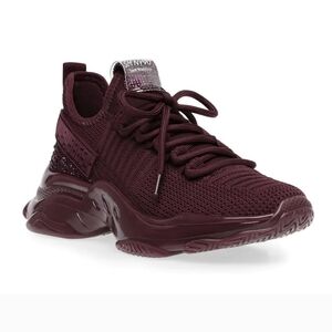 Steve Madden Purple Sneakers Modern Knit Design